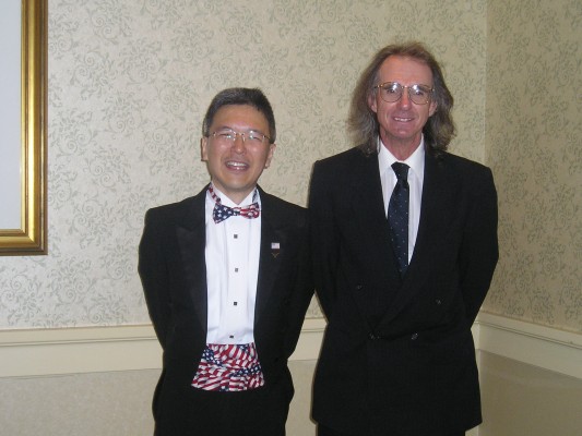 Maestro Udagawa of the Quincy Symphony and Jerry Edinger.